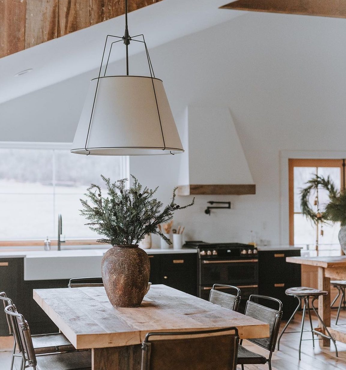 Conical Drum Pendant Light