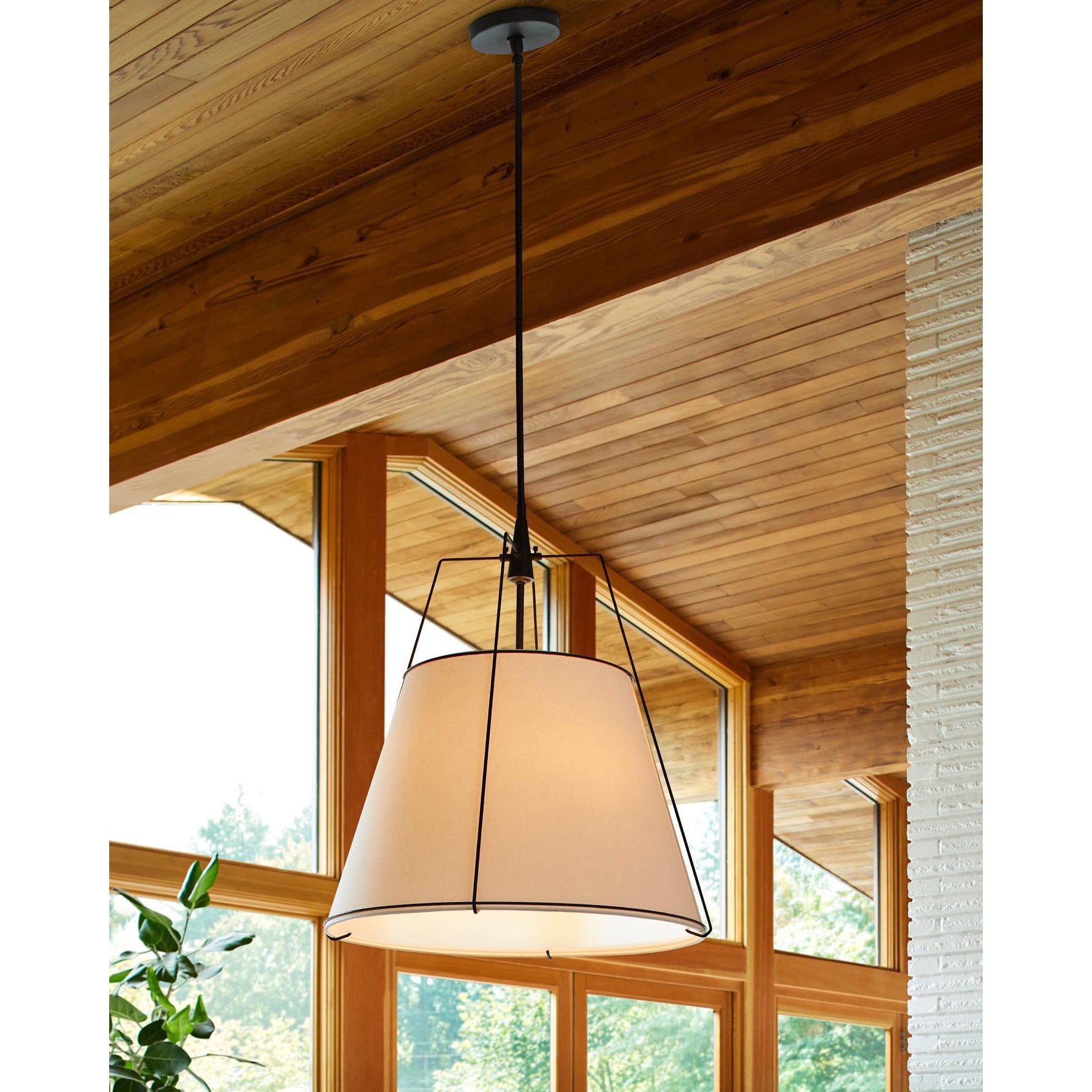 Conical Drum Pendant Light