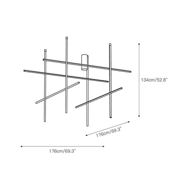 Coordinates Chandelier – detail 9 — Dimension drawings 6
