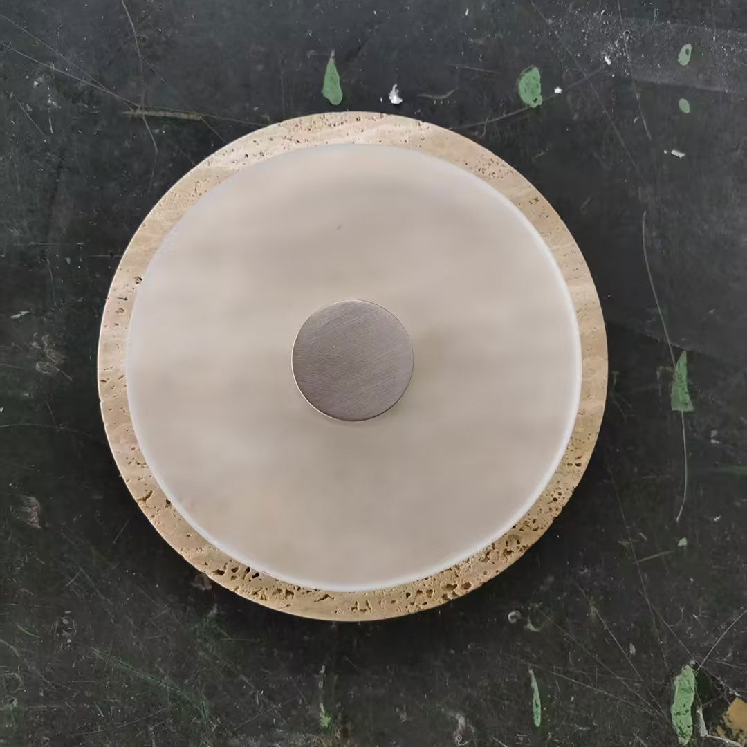 Coral Travertine Wall Lamp