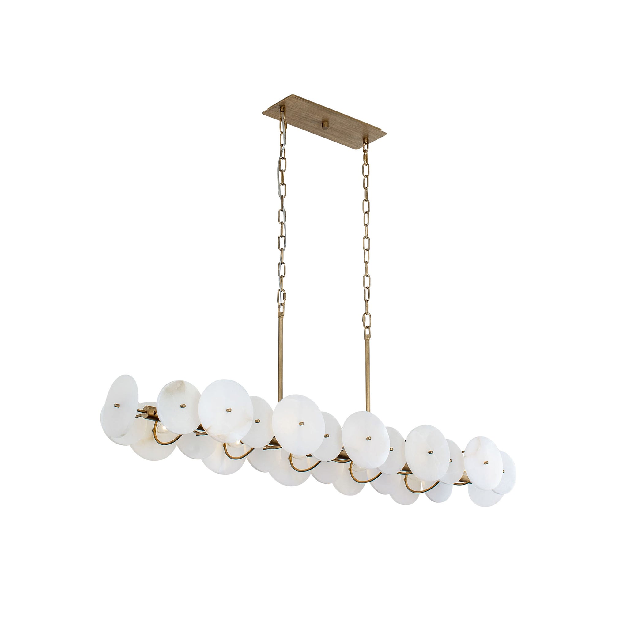 Cosmos Linear Alabaster Chandelier