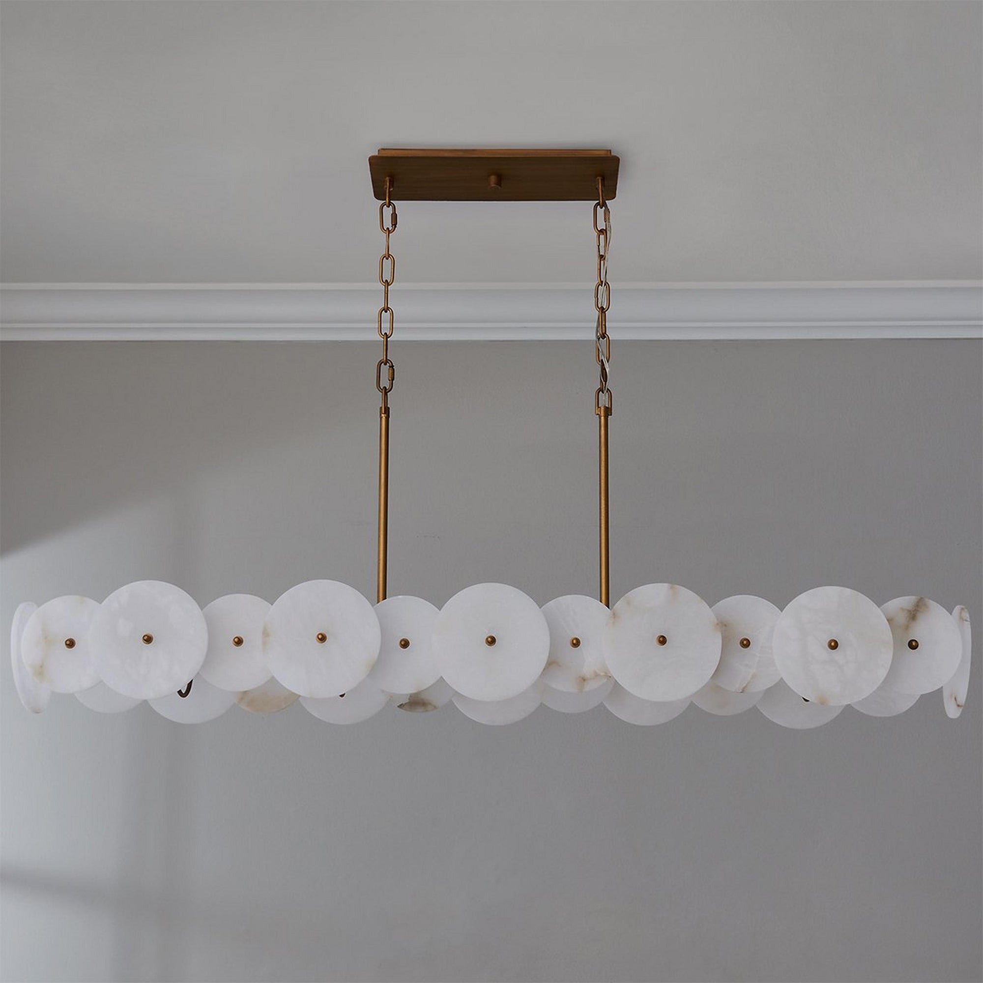 Cosmos Linear Alabaster Chandelier