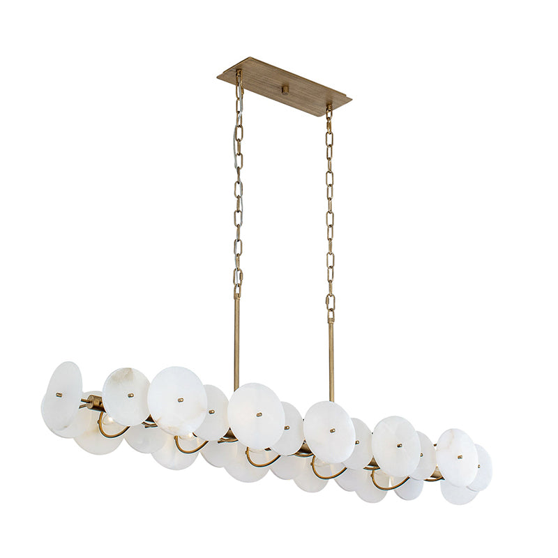 Cosmos Linear Alabaster Chandelier