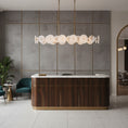 Bild in Galerie-Betrachter laden, Cosmos Linear Alabaster Chandelier
