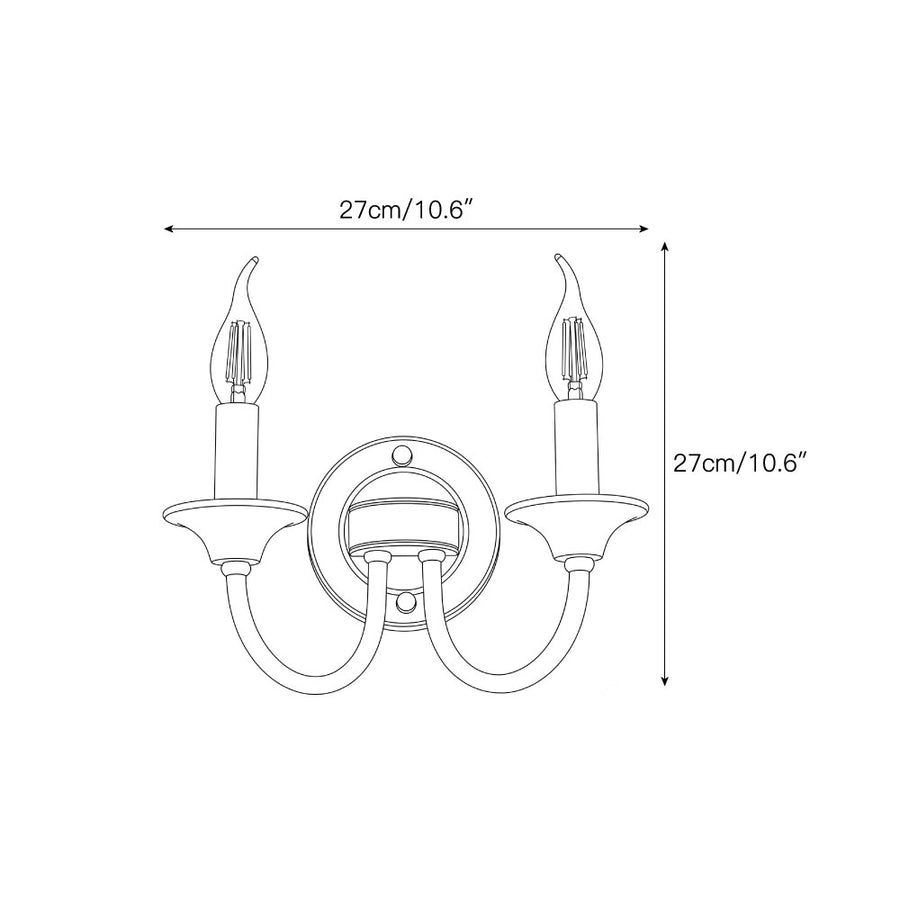 Craftmade Wall Sconce – detail 3 — Dimension drawings 1