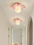 Load image into Gallery viewer, Cream Bloom Flower Ceiling Lamp
