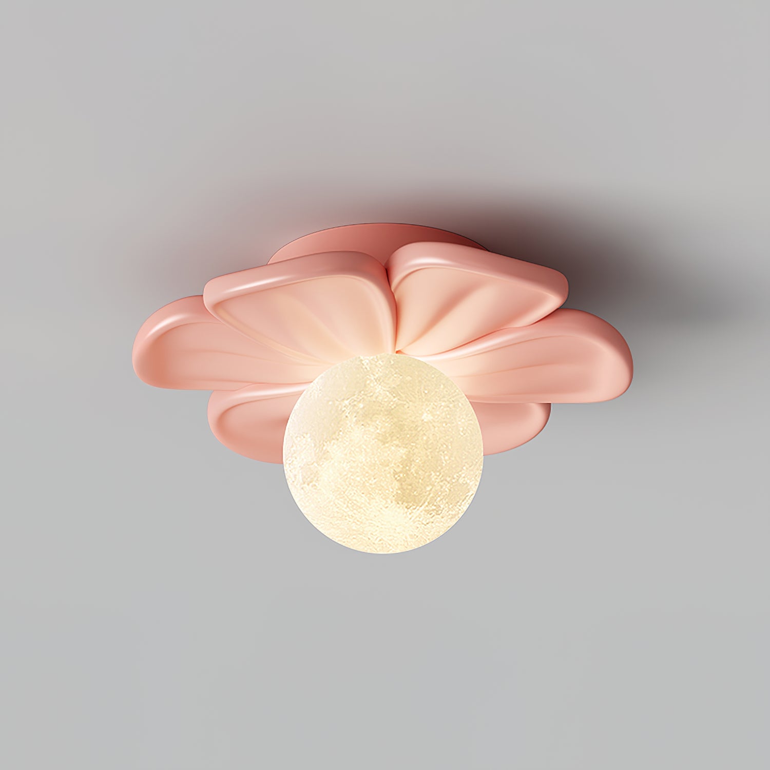 Cream Bloom Flower Ceiling Lamp