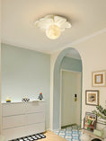 Load image into Gallery viewer, Cream Bloom Flower Ceiling Lamp
