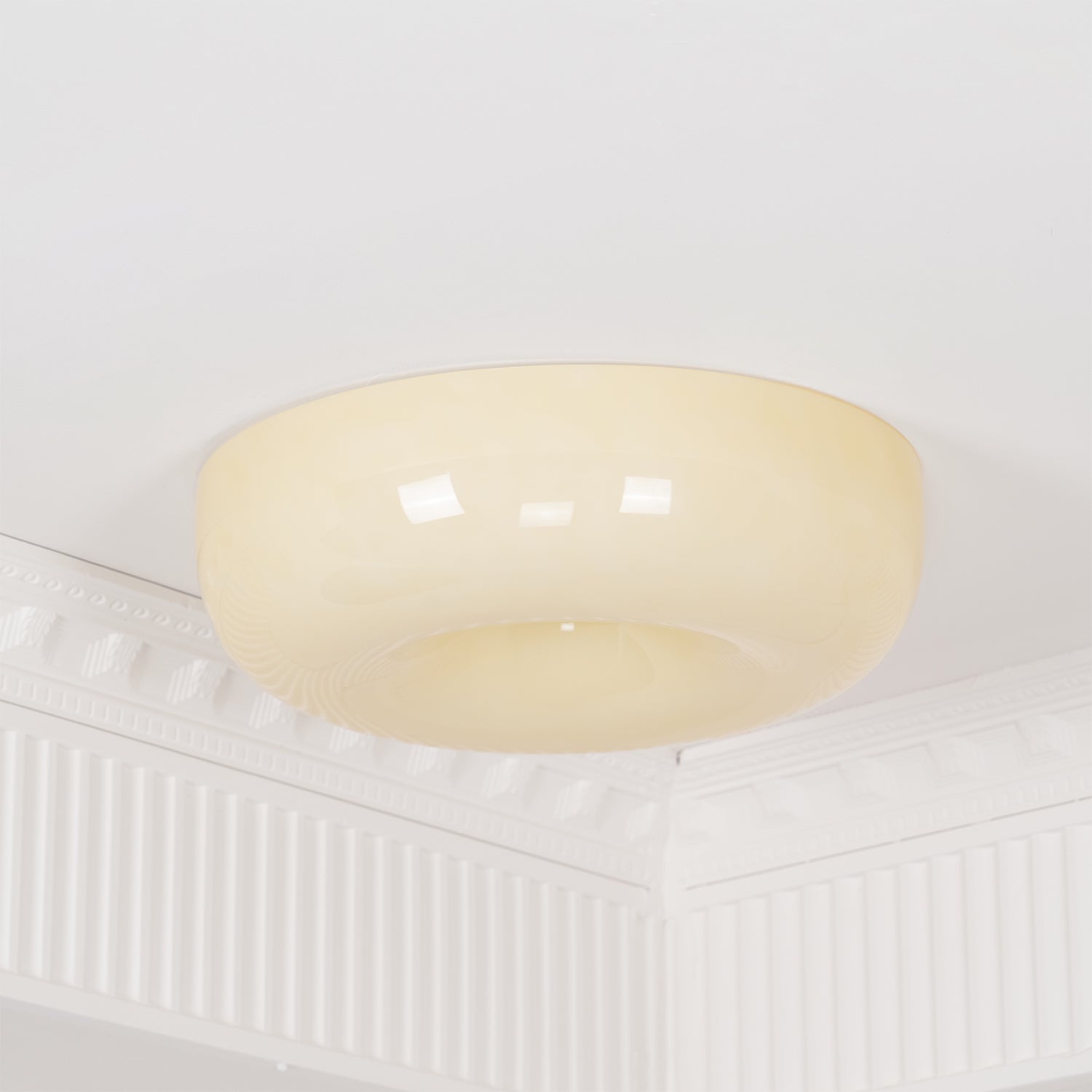 Glass Button Ceiling Lamp