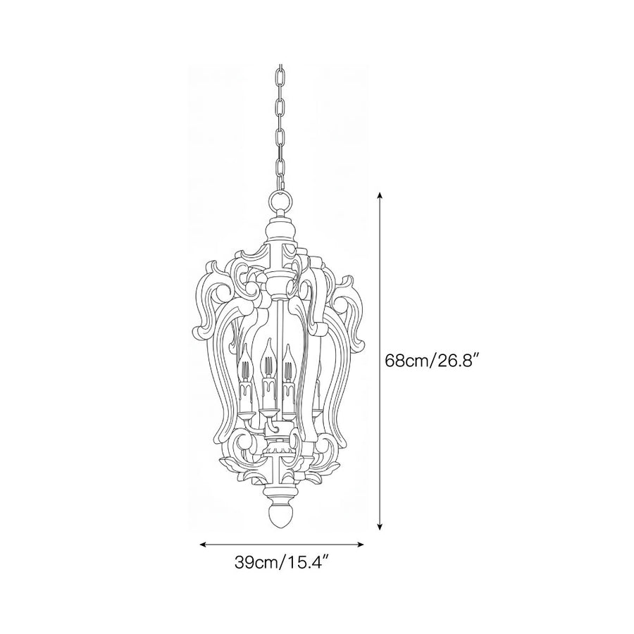 Crestavelle Pendant Lamp – detail 3 — Dimension drawings 1