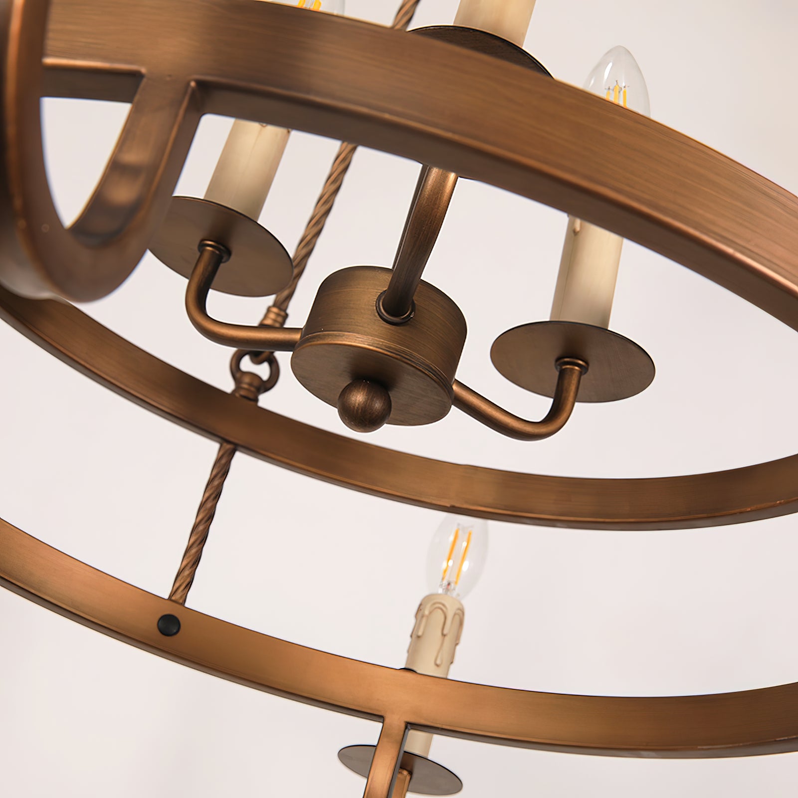 Crowley Wagon Wheel Chandelier