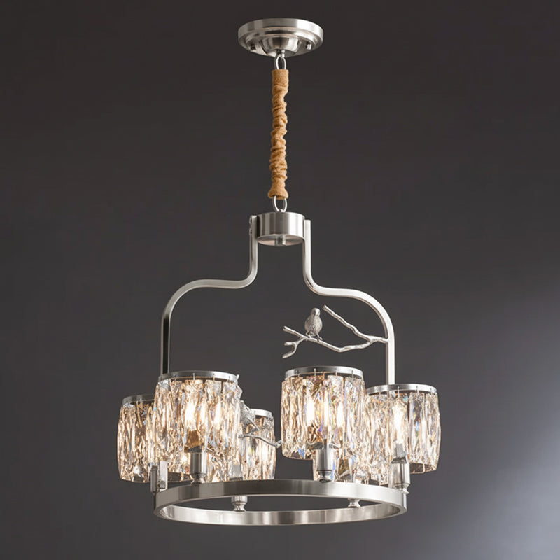 Crystal Bird Chandelier