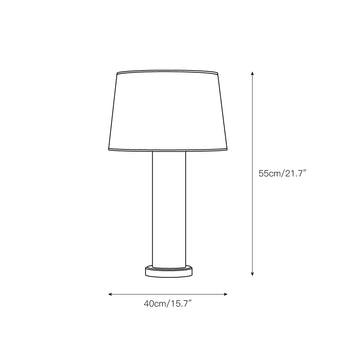 Culver Table Lamp – detail 3 — Dimension drawings 1