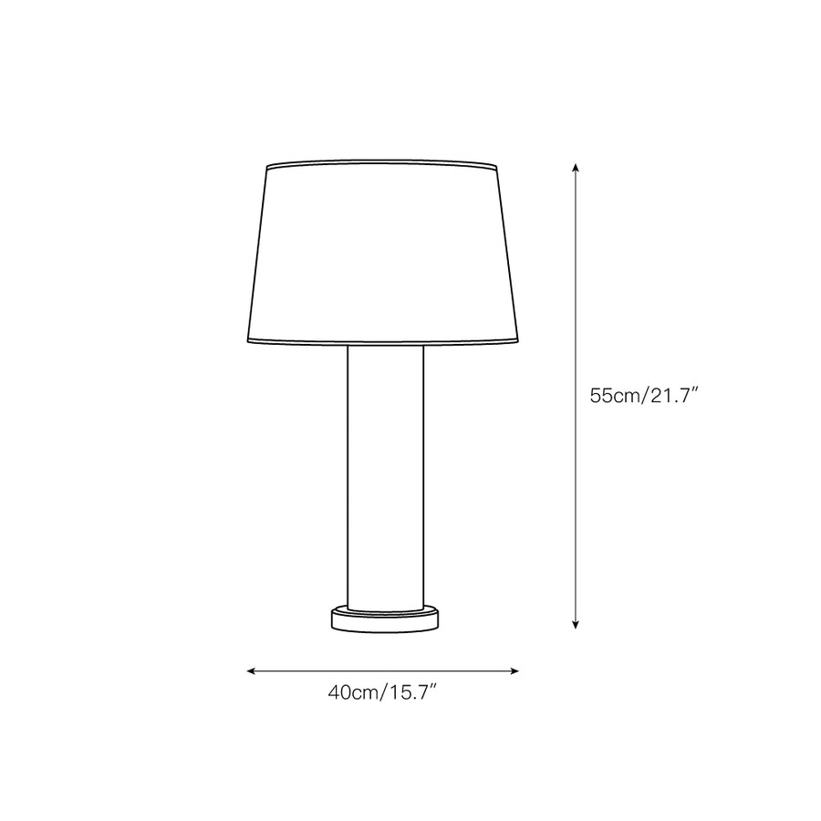 Culver Table Lamp – detail 3 — Dimension drawings 1