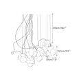Load image into Gallery viewer, Cumulus Sculptural Glass Cluster Chandelier
