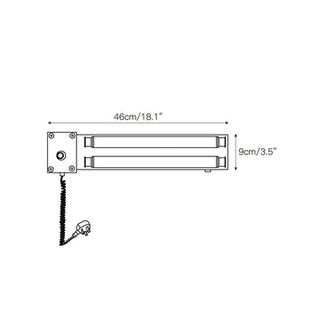 Cutshall Plug-in Wall Lamp – detail 4 — Dimension drawings 2