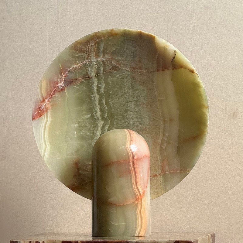 Fan Marble Table Lamp