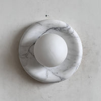 Orli White Marble Sconce – detail 19