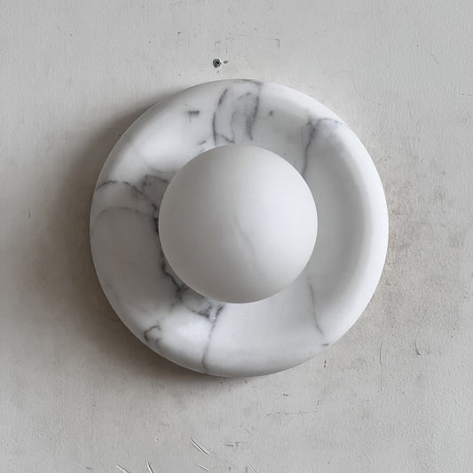 Orli White Marble Sconce – detail 20