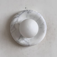 Orli White Marble Sconce – detail 26