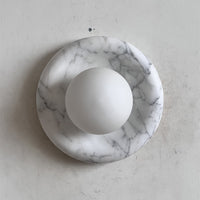 Orli White Marble Sconce – detail 29