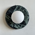 Load image into Gallery viewer, Orli Dark Green Marble Sconce
