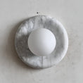 Load image into Gallery viewer, Orli White Marble Sconce
