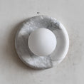 Load image into Gallery viewer, Orli White Marble Sconce
