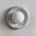 Load image into Gallery viewer, Orli White Marble Sconce
