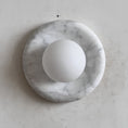 Load image into Gallery viewer, Orli White Marble Sconce
