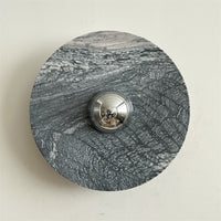 Calacatta Round Marble Wall Sconce