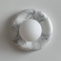 Orli White Marble Sconce – detail 16