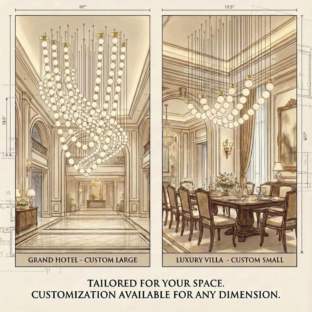 Pearl Necklace Chandelier