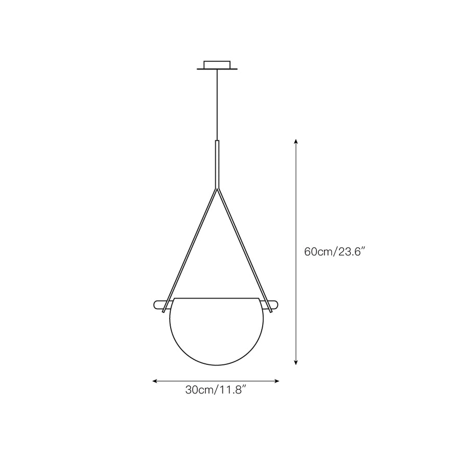 Dali Pendant Lamp – detail 5 — Dimension drawings 1