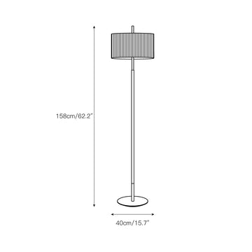 Danona Floor Lamp – detail 3 — Dimension drawings 1