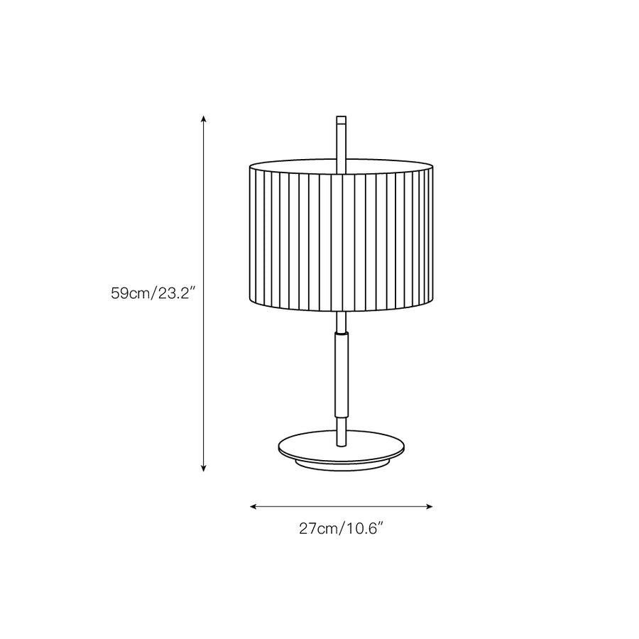Danona Table Lamp – detail 3 — Dimension drawings 1