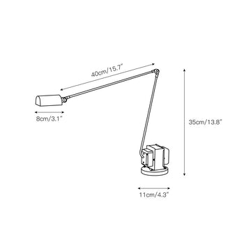 Daphine Table Lamp – detail 3 — Dimension drawings 1