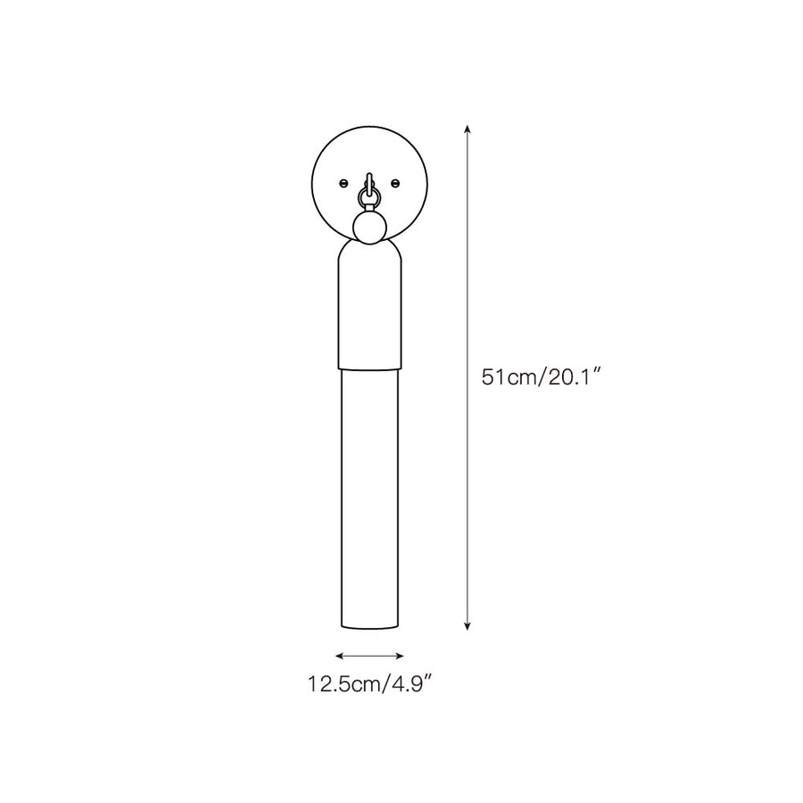 Darby Wall Lamp – detail 3 — Dimension drawings 1