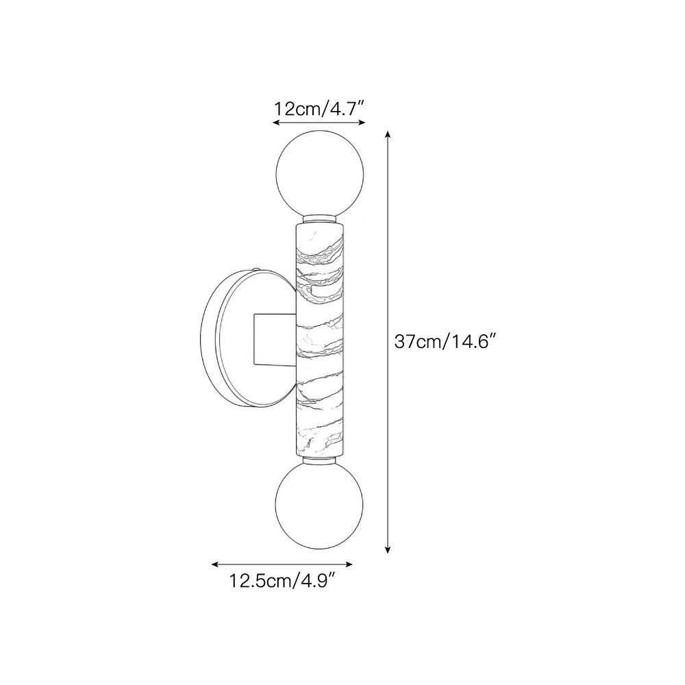 Darime Double Wall Sconce
