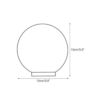 Darrow Glowing Table Lamp – detail 3 — Dimension drawings 1