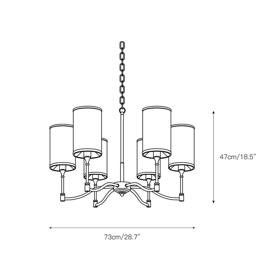 Dart Chandelier – detail 3 — Dimension drawings 1