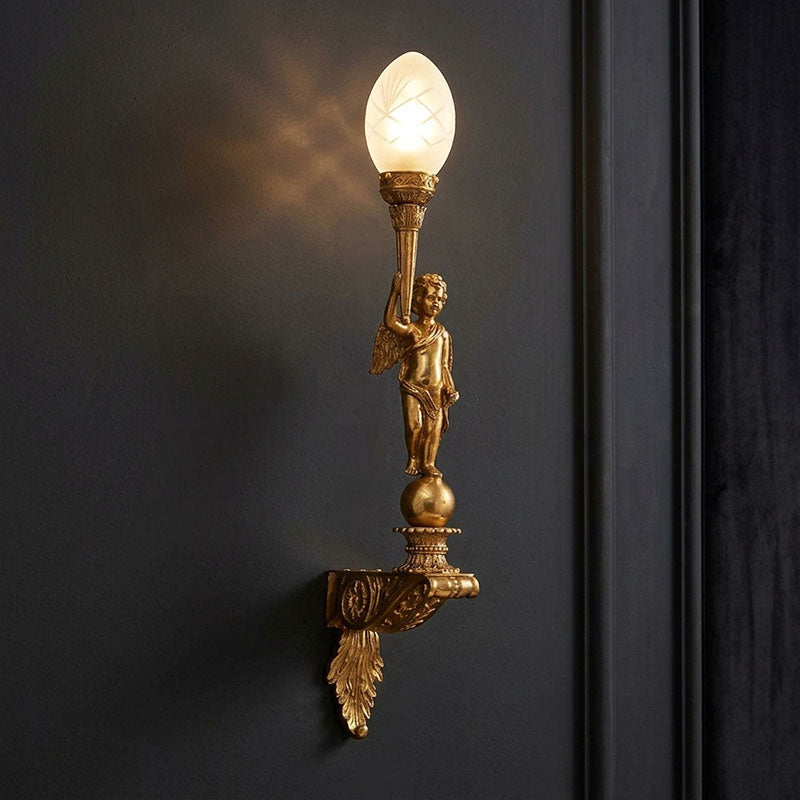 Deliane Brass Wall Lamp