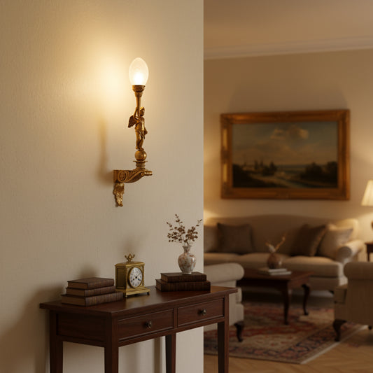 Deliane Brass Wall Lamp