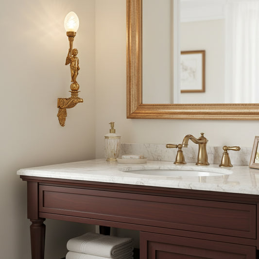 Deliane Brass Wall Lamp – detail 4