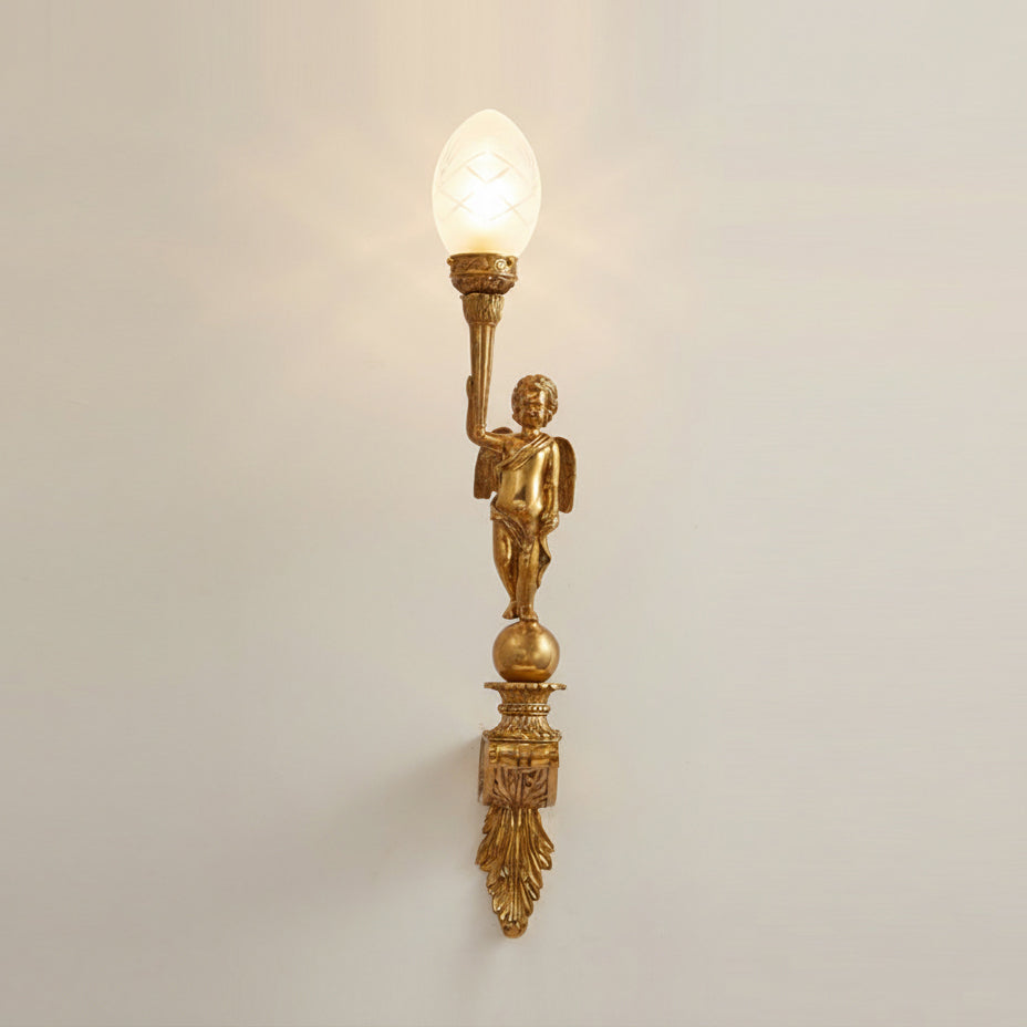 Deliane Brass Wall Lamp