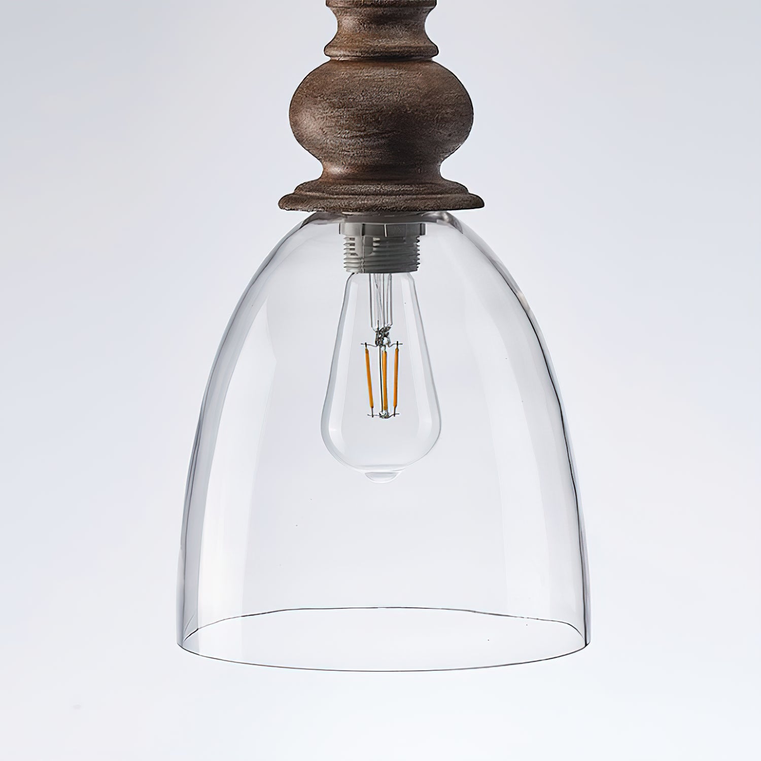 Lampe à suspension en verre Delmare