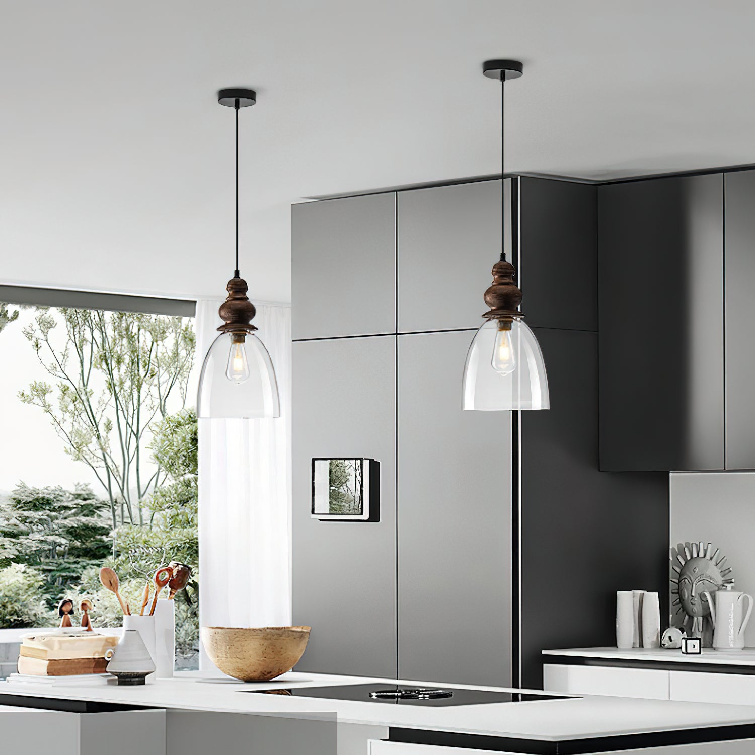 Delmare Glass Pendant Lamp