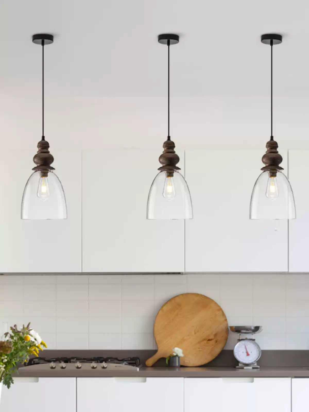 Delmare Glass Pendant Lamp