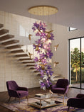 Load image into Gallery viewer, Delphinium Purple Chandelier

