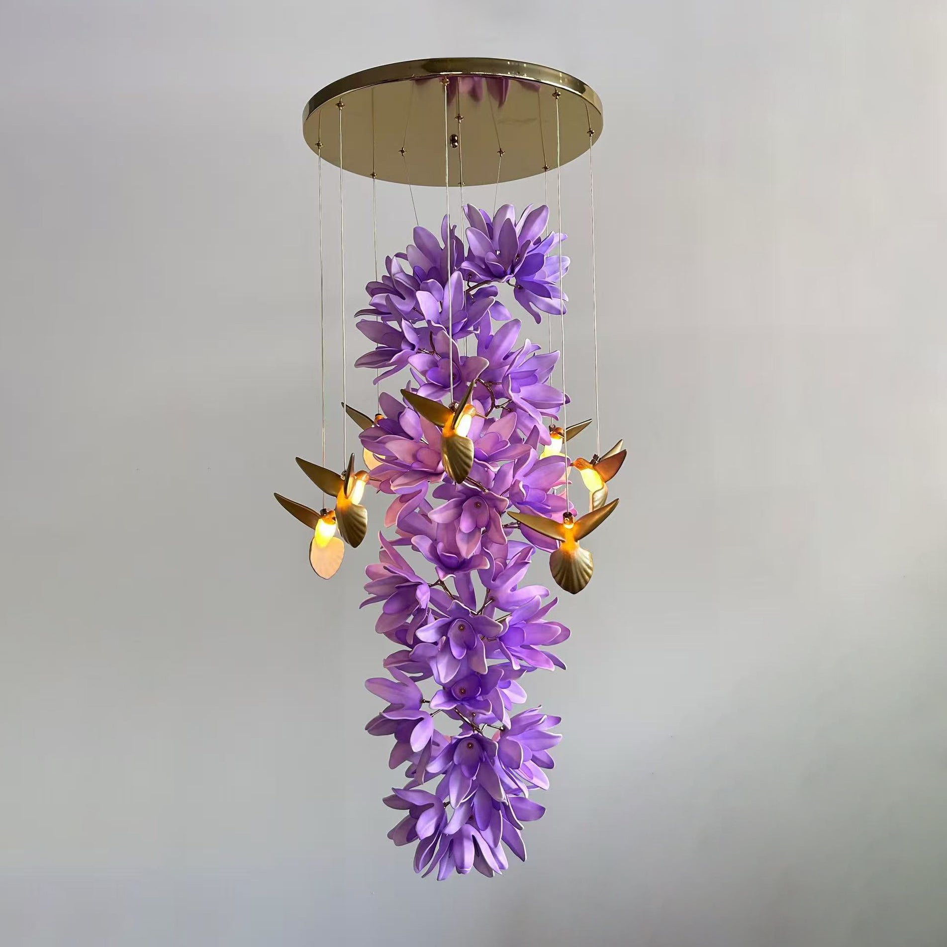 Delphinium Purple Chandelier